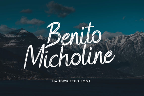 Benito Micholine: The Art of Cursive Brushed Script in Modern Design