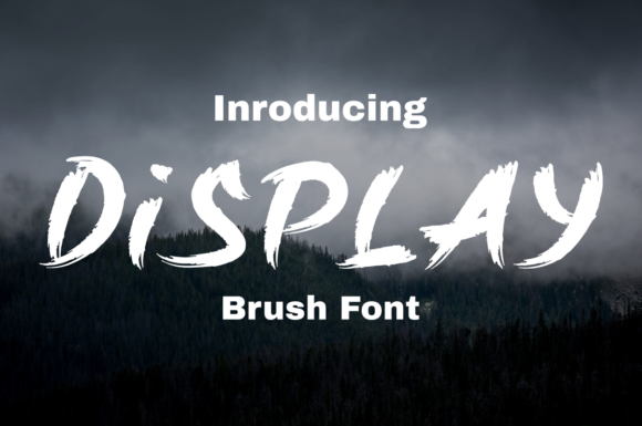 Display: The Brushed Urban Font That Elevates Modern Design