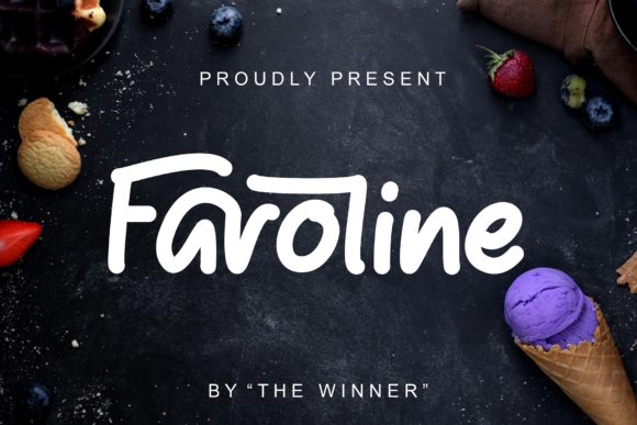 Faroline: A Friendly Brushed Font for Unique Designs