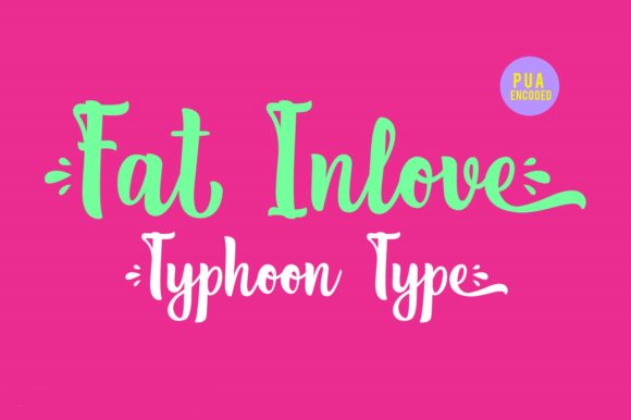 Fat Inlove: Elevating Brand Identity with Bold, Brushed Typography