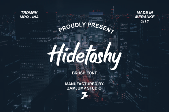 Hidetoshy Font: Elevating Design with Casual Brushed Typography