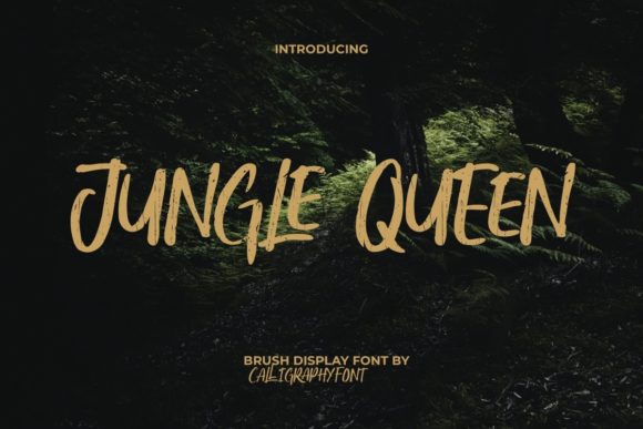 Jungle Queen: Vintage Display Font for Bold Designs