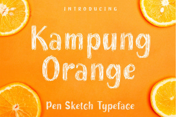 Kampung Orange: Evaluating a Brushed Display Font for Design Projects