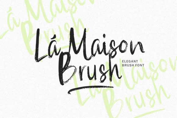 La Maison: A Balanced Cursive Script for Contemporary Design