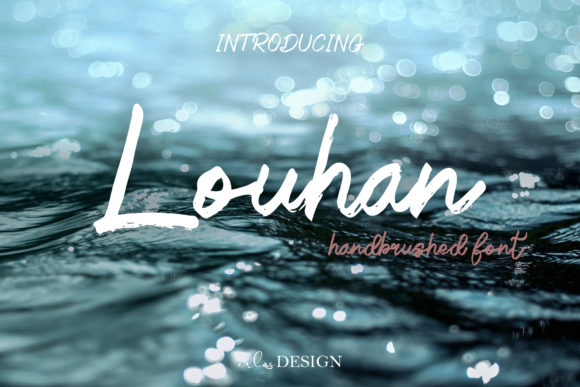 Louhan Font: Stylish Brushed Handwriting for Design