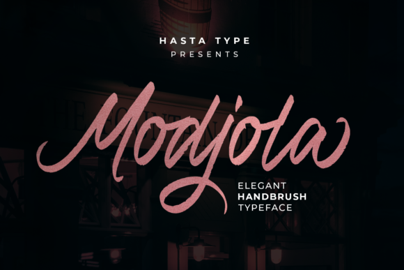 Modjola: Evaluating an Elegant Brushed Handwritten Font for Design Projects