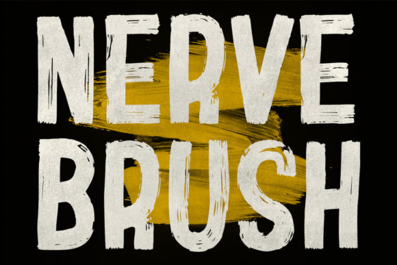Nerve Brush: Bold Typography for Modern Design