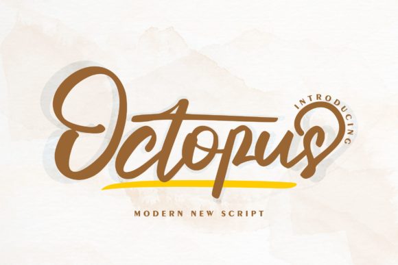 Octopus: Mastering the Sweet Brushed Handwritten Font for Professional Design