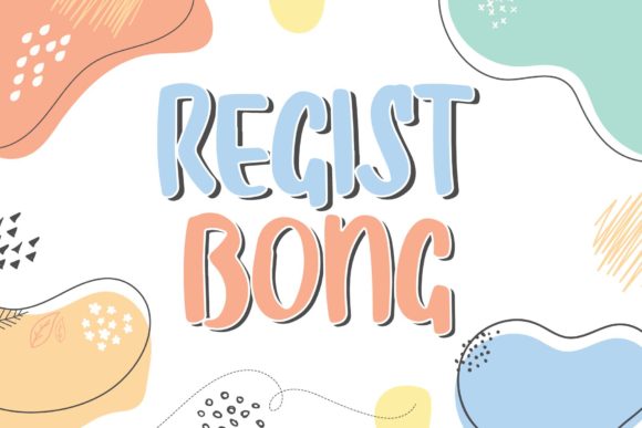 Regist Bong: Elevating Brand Identity with Bold, Brushed Typography
