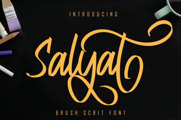 Salyat Font: The Whimsical Handwritten Typeface for Modern Creative Design