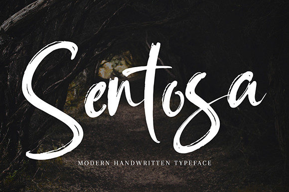 Sentosa: Elevating Your Brand with a Brushed Script Font That Speaks Volumes