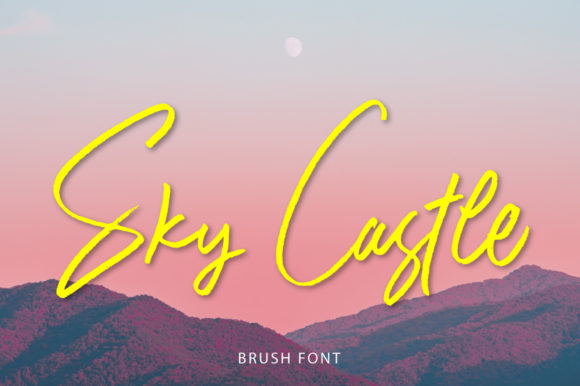 Sky Castle: Elevating Your Design with Organic Handwritten Typography