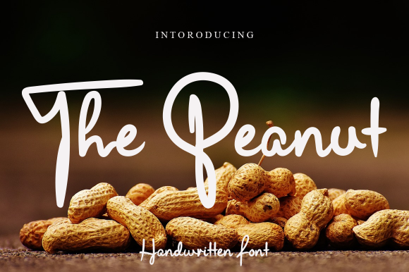 The Peanut: A Fresh Handwritten Font