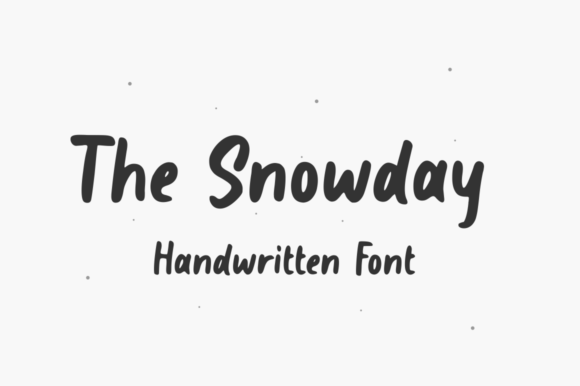 The Snowday: Elevating Design with Handwritten Authenticity