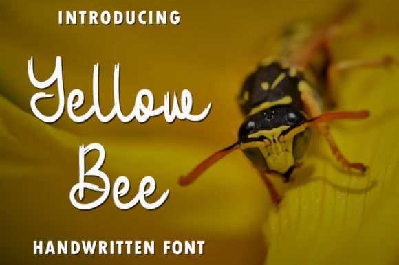Yellow Bee: A Whimsical Brushed Font